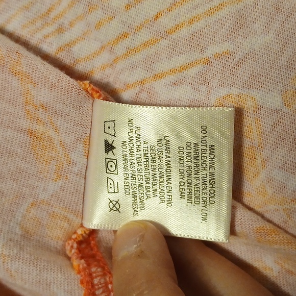 Basic Editions Women's Cotton XXL Pink Hawaiian Print Tank Top - Picture 12 of 12